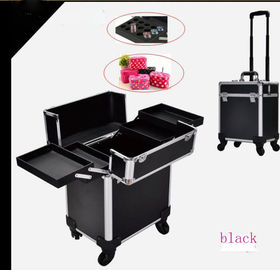 Durable Multi - Layer Makeup Vanity Case 340*245*410mm For Long Trips